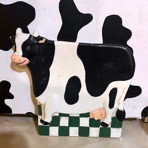 COOKS CLUB HOLSTEIN COW KITCHEN ACCENT PLATE ($5